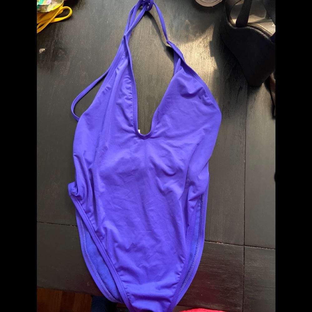 vibrant purple one piece